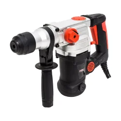 MŁOT UDAROWY SDS+ 1250 W, obr 0-800 min, funkcja kucia, walizka-uchwyt wiertarski, dłuta i wiertła SDS+ NAC