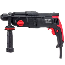 MŁOT UDAROWY SDS+ 800W, obr 0-850 min, funkcja kucia, walizka-uchwyt wiertarski, dłuta i wiertła SDS+ NAC