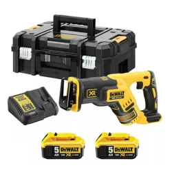 Pilarka szablasta 18V 2x5Ah 28,6mm obrotowa stopa TSTAK II DCS367 DeWALT