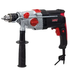 WIERTARKA UDAROWA dwubiegowa, 1050W obr: 1bieg-0-1100 min, 2bieg-0-2800 min, walizka NAC