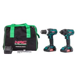 Zestaw wiertarko-wkrętarka+zakrętarka 20V CDB-LI-20V+ID-LI-20V NAC