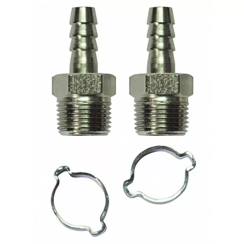 Złaczka męska 3/8" z końcówka do węża 8x13mm -2szt + zaciski 156033XSTN STANLEY