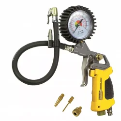Pistolet do pompowania z manometrem, 10bar, zestaw 3 końcówek, dioda LED 150532XSTN614 STANLEY