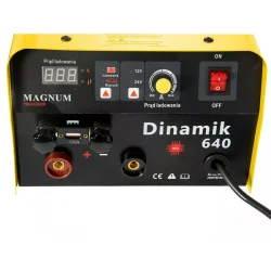 Prostownik 90A, rozruch: 550A 12/24V 230V DINAMIK 640 MAGNUM CZERWONY