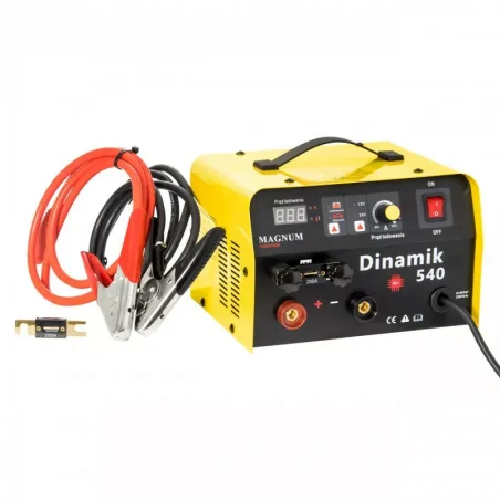 Prostownik z rozruchem inwerterowy ŁR INV-540 DINAMIK 540 MAGNUM ŻÓŁTY