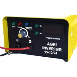 Prostownik inwerterowy AGRI 15 Automatic 12/24V / 3-10A ŻÓŁTY MAGNUM