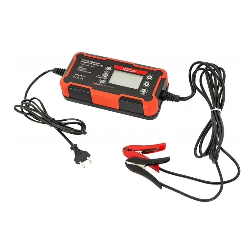 PROSTOWNIK mikroprocesorowy CHARGE 90 LCD 6/12V WELDMAN