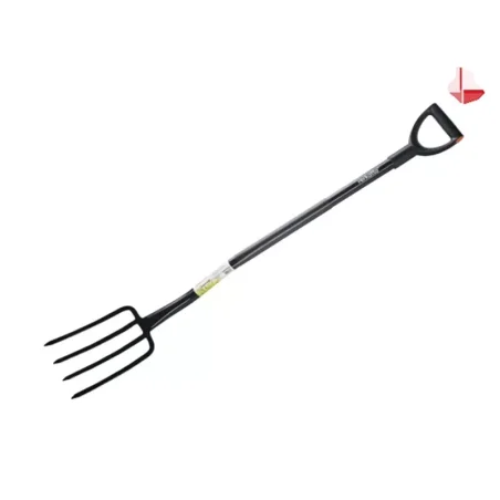 Widły do kopania 4-zębne z metalowym trzonkiem „DP”