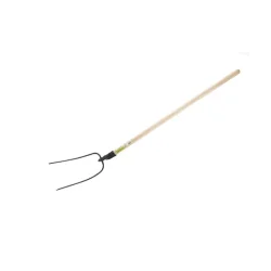 Widły gospodarcze 2-zębne z drewnianym trzonkiem prostym