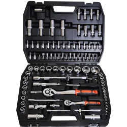 ZESTAW KLUCZY NASADOWYCH 1/2, 1/4 94szt. REXXER