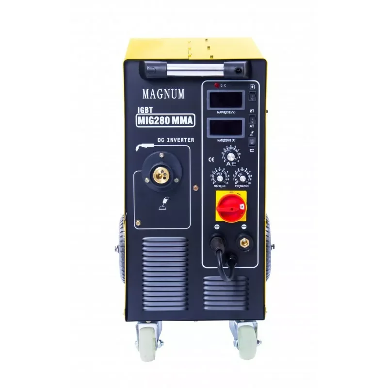 Półautomat spawalniczy inwertorowy MIG 280 4x4/280A/60%, 400V, bez red.