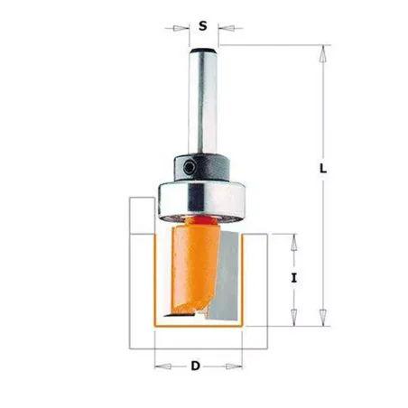 911.160.11B Frez HM D16  I20 S8 + górne łożysko