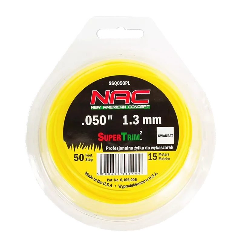 Żyłka tnąca okrągła 1,3mm/15m NAC