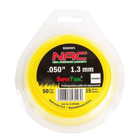 Żyłka tnąca okrągła 1,3mm/15m NAC