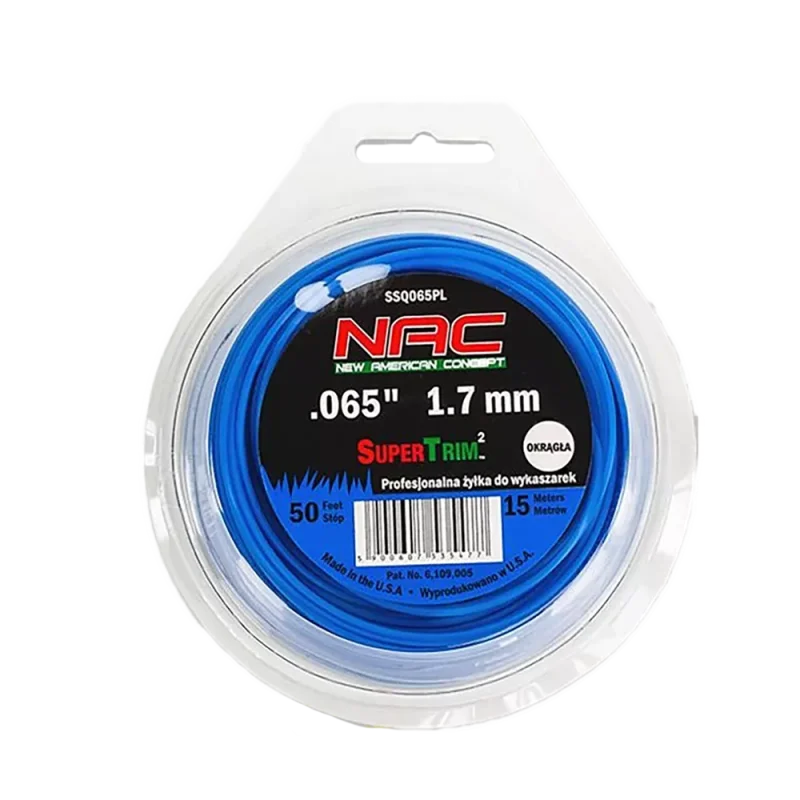 Żyłka tnąca okrągła 1,7mm/15m SU065PL NAC