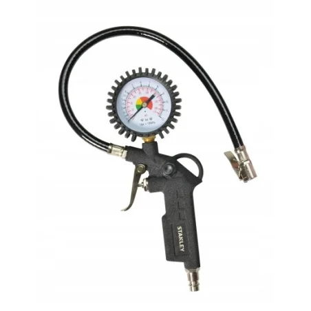 Pistolet do pompowania z manometrem, 10bar, STANLE