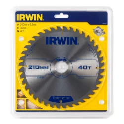 Piła tarczowa do drewna OPP IR 210mm/40T IRWIN