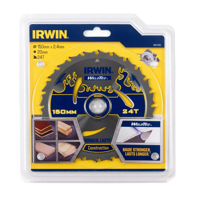 Piła tarczowa WELDTEC do pilarek ręcznych 150mm/24T IRWIN