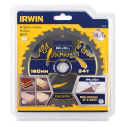 Piła tarczowa WELDTEC do pilarek ręcznych 160mm/24T IRWIN