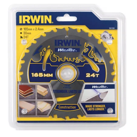 Piła tarczowa WELDTEC do pilarek ręcznych 165mm/24T IRWIN