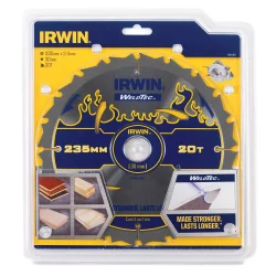 Piła tarczowa WELDTEC do pilarek ręcznych 235mm/20T IRWIN