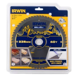 Piła tarczowa WELDTEC do pilarek ręcznych 235mm/60T IRWIN