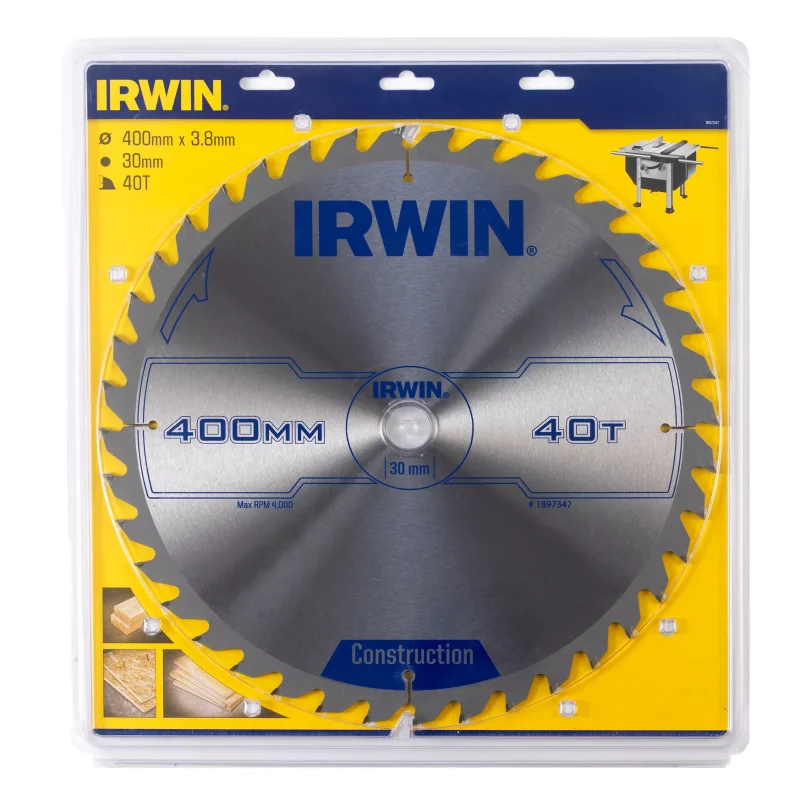 Piła tarczowa do drewna OPP IR 400mm/40T IRWIN