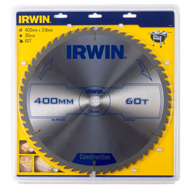 Piła tarczowa do drewna OPP IR 400mm/60T IRWIN