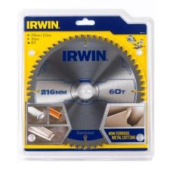 Piła tarczowa do aluminium ALU 216mm/60Tx30mm IRWIN