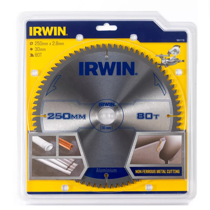 Piła tarczowa do aluminium ALU 250mm/80Tx30mm IRWIN