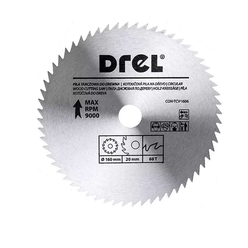 Piła tarczowa CV do drewna 160 mm x 60 T CON-TCV-1606 Condor