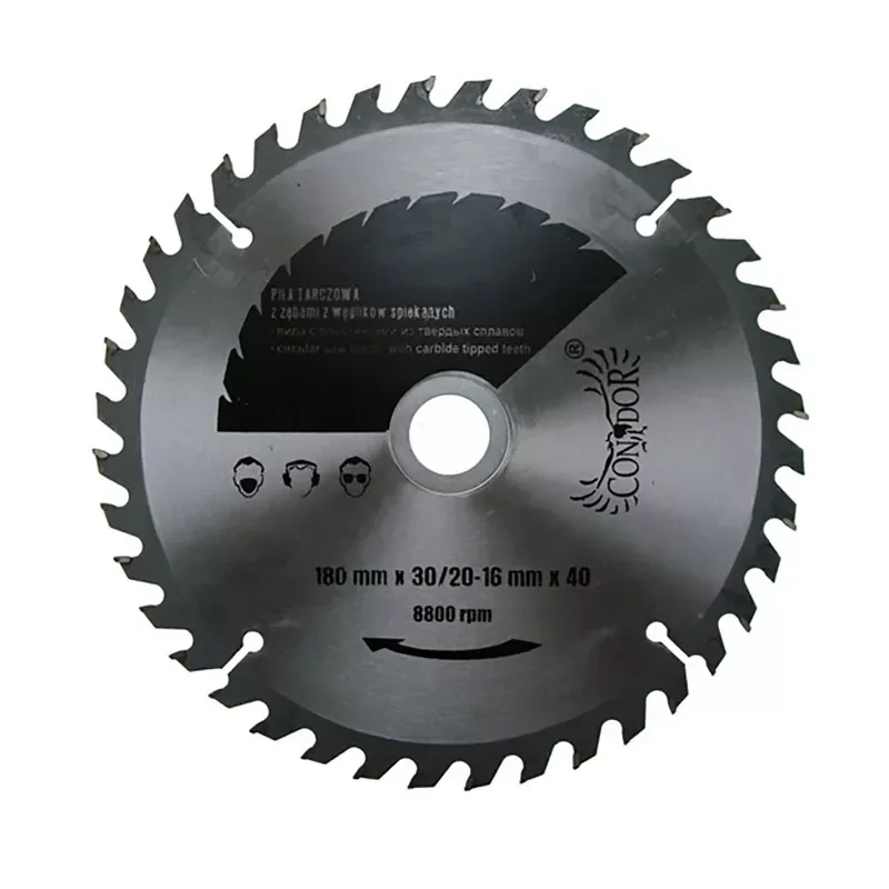 Piła tarczowa do drewna: 180 mmx 40 T CON-TCT-1804 Condor*