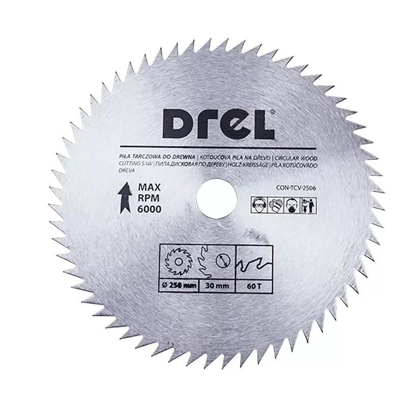 Piła tarczowa CV do drewna 250 mm x 60 T CON-TCV-2506 Condor