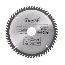 Piła tarczowa do drewna: 180 mm x 60 T CON-TCT-1806 Condor*