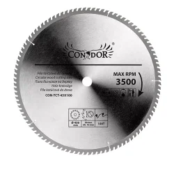 Piła tarczowa do drewna: 450 mm x 100 T CON-TCT-4510