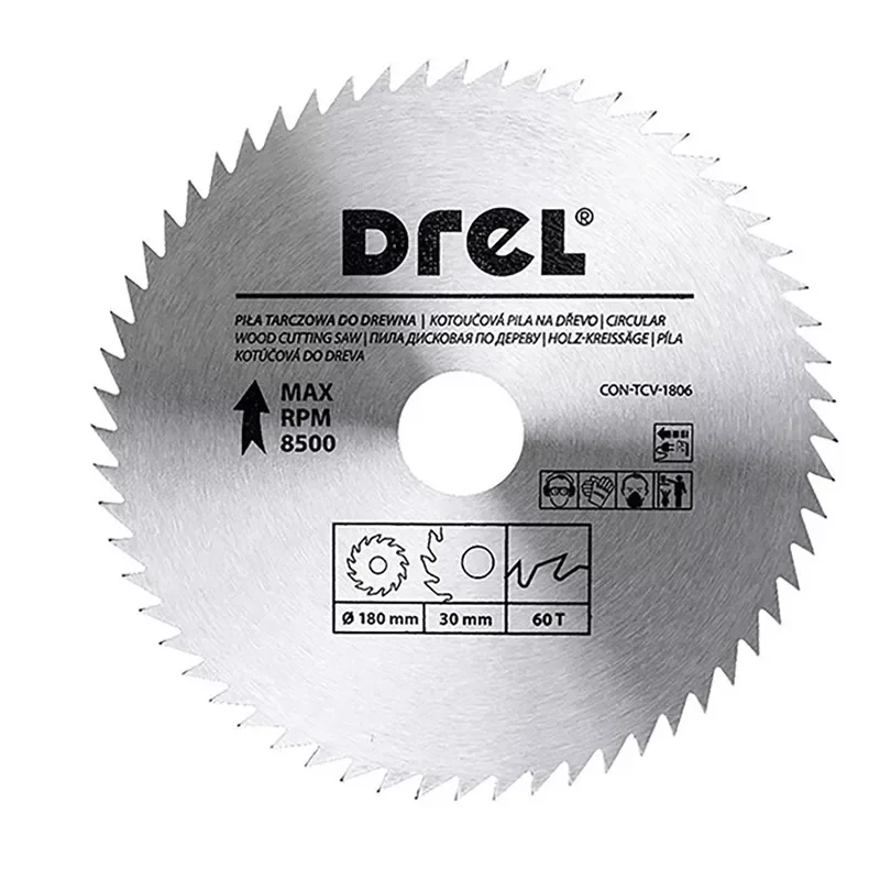 Piła tarczowa CV do drewna 180 mm x 60 T CON-TCV-1806 Condor
