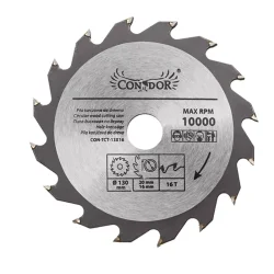 Piła tarczowa do drewna: 130 mm x 16 T CON-TCT-1301 Condor