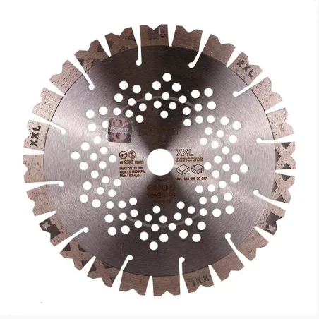 Tarcza diamentowa segmentowa 230mm XXL ,beton, beton zbrojony DISTAR  wysoka prędkość cięcia, wysoka żywotność