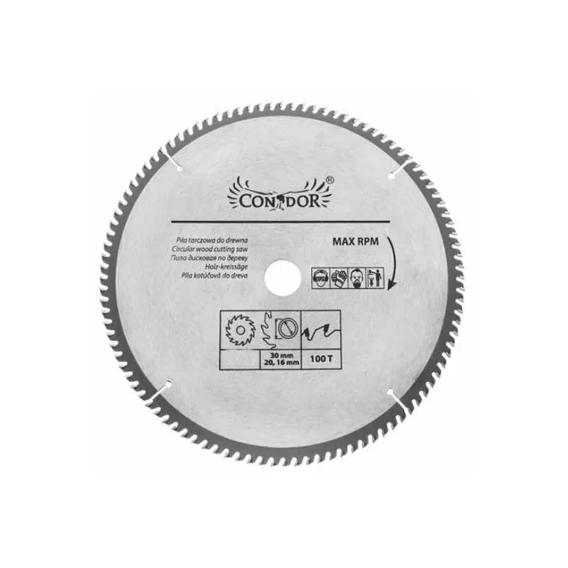 Piła tarczowa do drewna: 350 mm x 100 T CON-TCT-3510 Condor