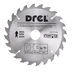 Piła tarczowa do drewna: 185 mm x 24 T CON-TCT-1852 Condor*