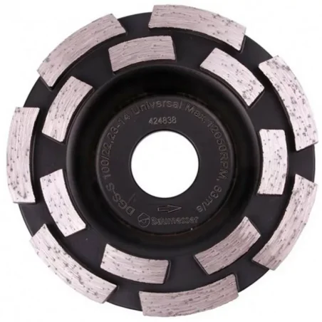Tarcza diamentowa garnkowa podwójny segment DGS-S 125/22,23-14 Baumesser Beton UNI DISTAR