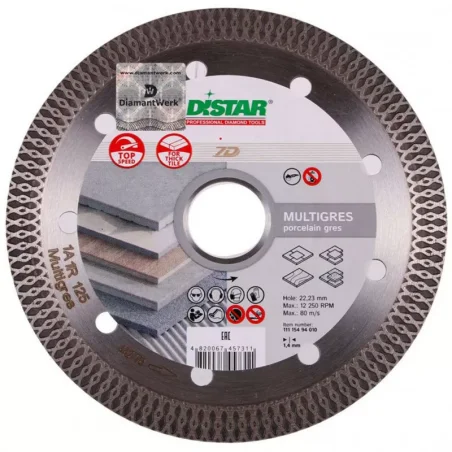 Tarcza diamentowa 115x1,4x22,3 mm Multigres szybkie cięcie, wysoka wydajność  Distar