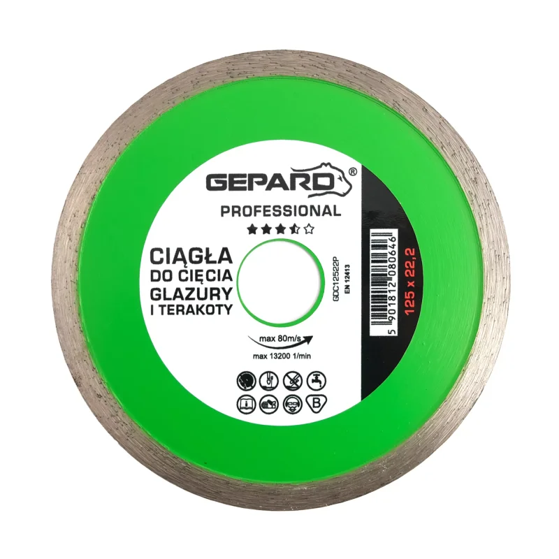 Tarcza diamentowa ciągła 125 PROFESSIONAL GEPARD