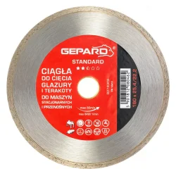 Tarcza diamentowa ciągła 180 fi 22/25,4 STANDARD GEPARD