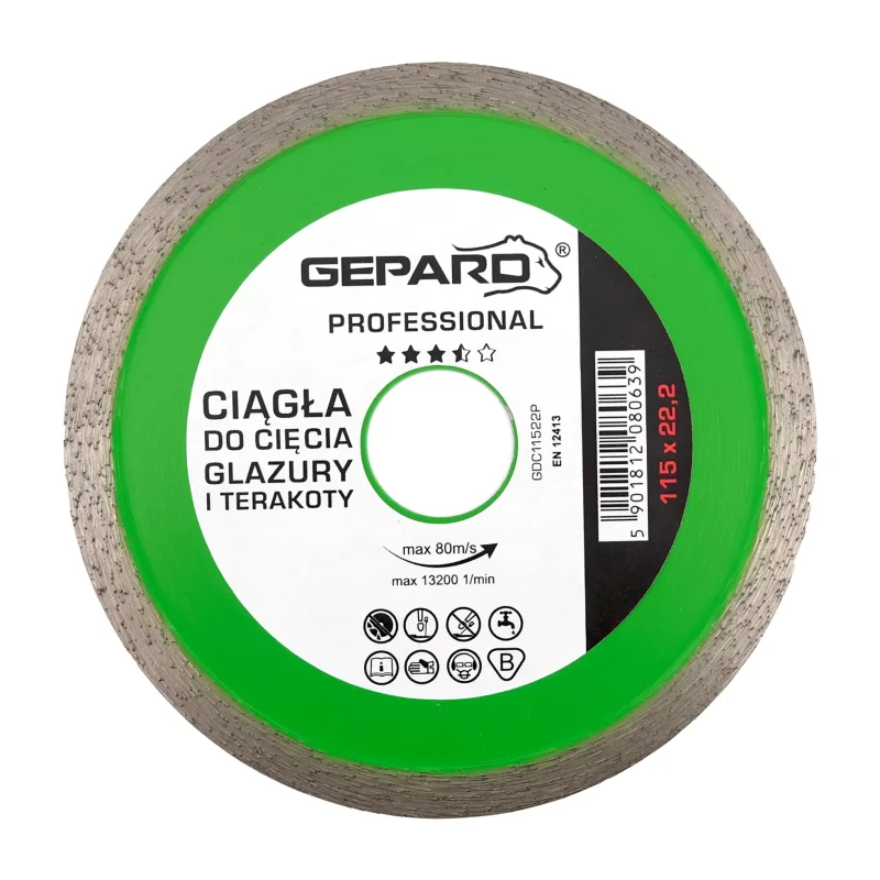 Tarcza diamentowa ciągła 115 PROFESSIONAL GEPARD