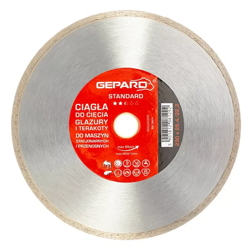 Tarcza diamentowa ciągła 230 STANDARD GEPARD
