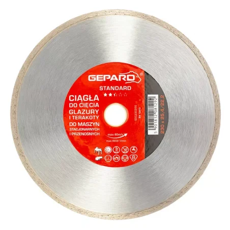 Tarcza diamentowa ciągła 230 STANDARD GEPARD