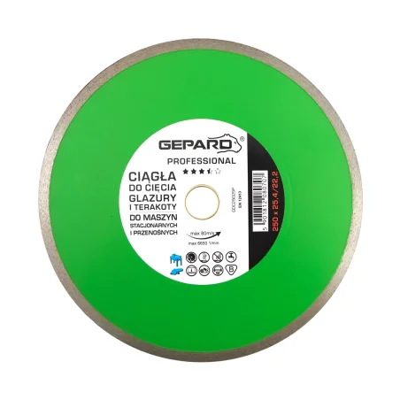 Tarcza diamentowa ciągła 250x22/25,4 PROFESSIONAL GEPARD