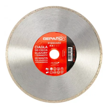 Tarcza diamentowa ciągła 250x22/25,4 STANDARD GEPARD