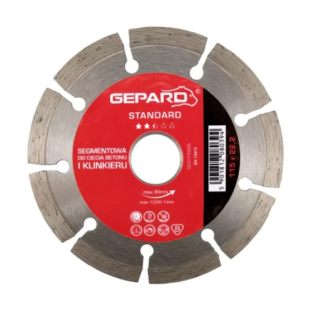 Tarcza diamentowa segmentowa 115 STANDARD GEPARD